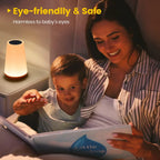 13-Color Rechargeable RGB Bedside Lamp