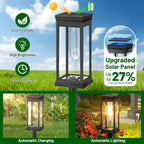 Solar Waterproof LED Pathway Lights Outdoor Yard Garden Walkway Driveway – photo 2