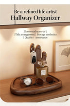 Solid Wood Entryway Key and Accessory Rack