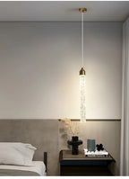 Luxury Crystal Pendant Light with Gold Fixtures 35CM Modern Hanging Lamp – photo 17