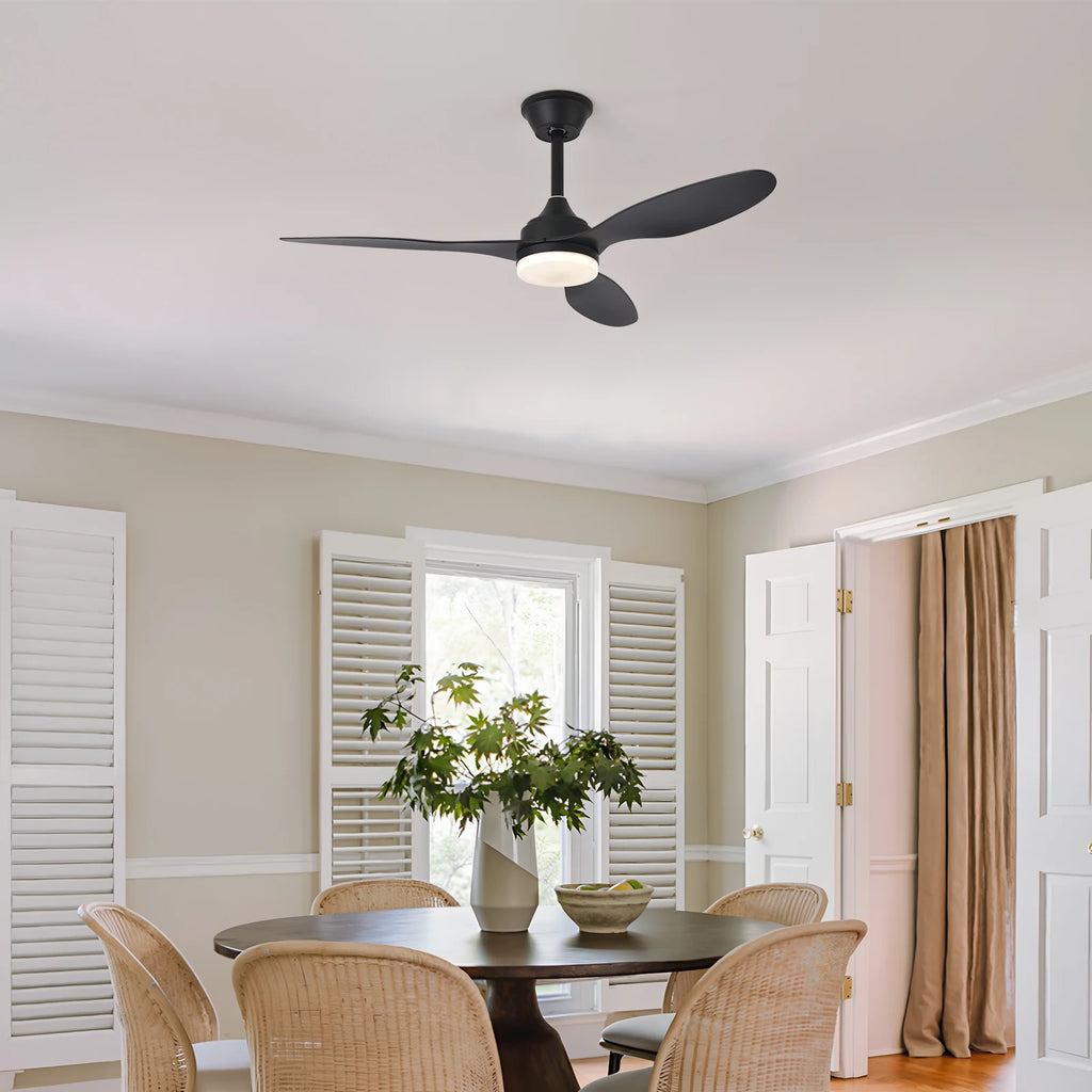 25-Inch 42-Inch 52-Inch Low Profile LED Ceiling Fan Light with Remote Control Indoor Outdoor – photo 4