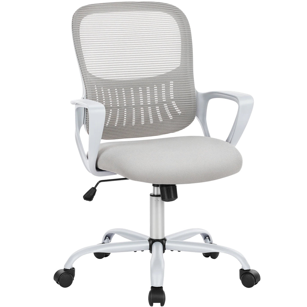Ergonomic Adjustable Height Mesh Lumbar Support Swivel Rolling Office Gaming Chair