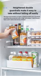 360° Rotating Refrigerator Storage Organizer