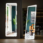 LED Aluminum Alloy Frame Full Length Standing Hanging Wall Mounted Mirror Home – photo 2
