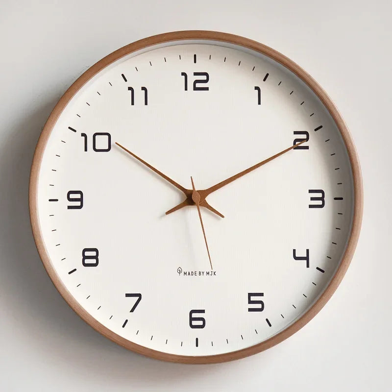 Nordic European Wooden Wall Clock