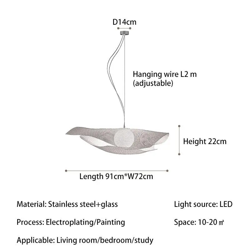 Modern Iron Stainless Steel White Pendant Chandelier Villa Hotel Lobby Restaurant Living Room – photo 8
