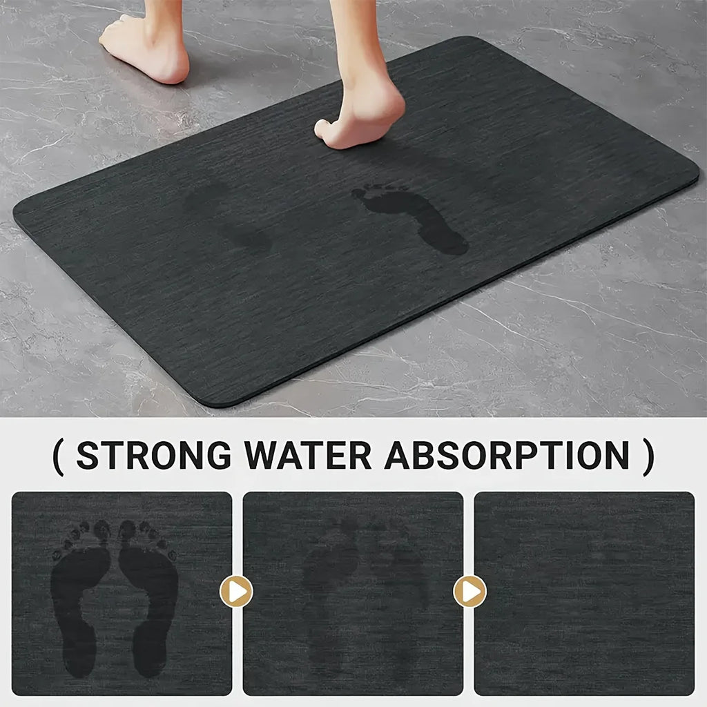 Diatomite Non-Slip Bathroom Floor Mat