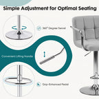 Height Adjustable Ergonomic PU Leather 360 Swivel Office Gaming Chair with Lumbar Support