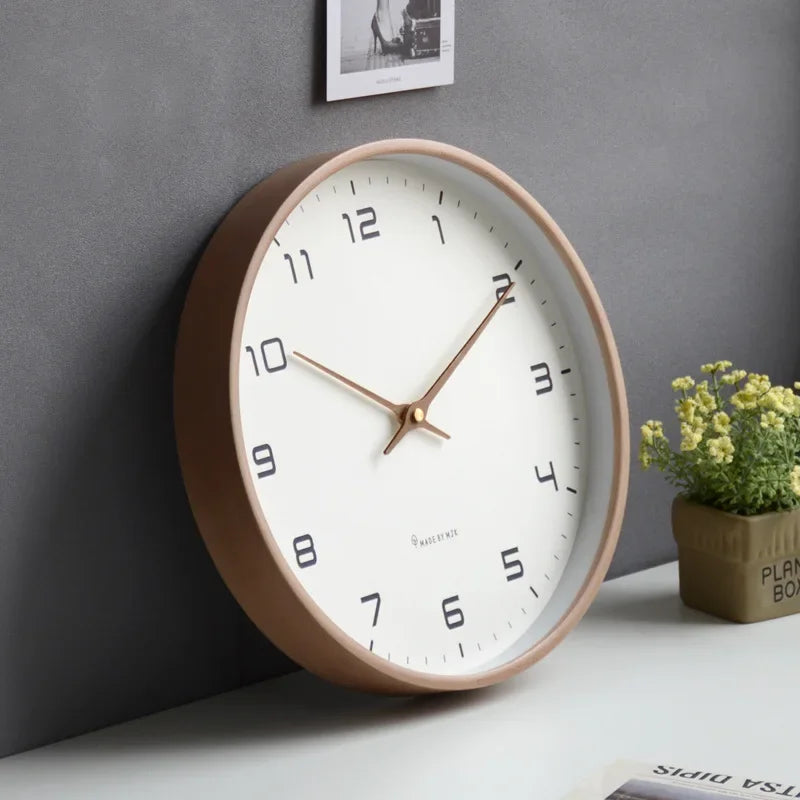 Nordic European Wooden Wall Clock