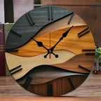 Nordic Silent Round Fiberboard Wall Clock