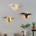 Nordic Iron Bird Shape LED Wall Lights Bedroom Stairs Bedside Fixtures