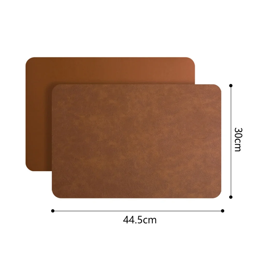 Reversible Waterproof Faux Leather Placemats