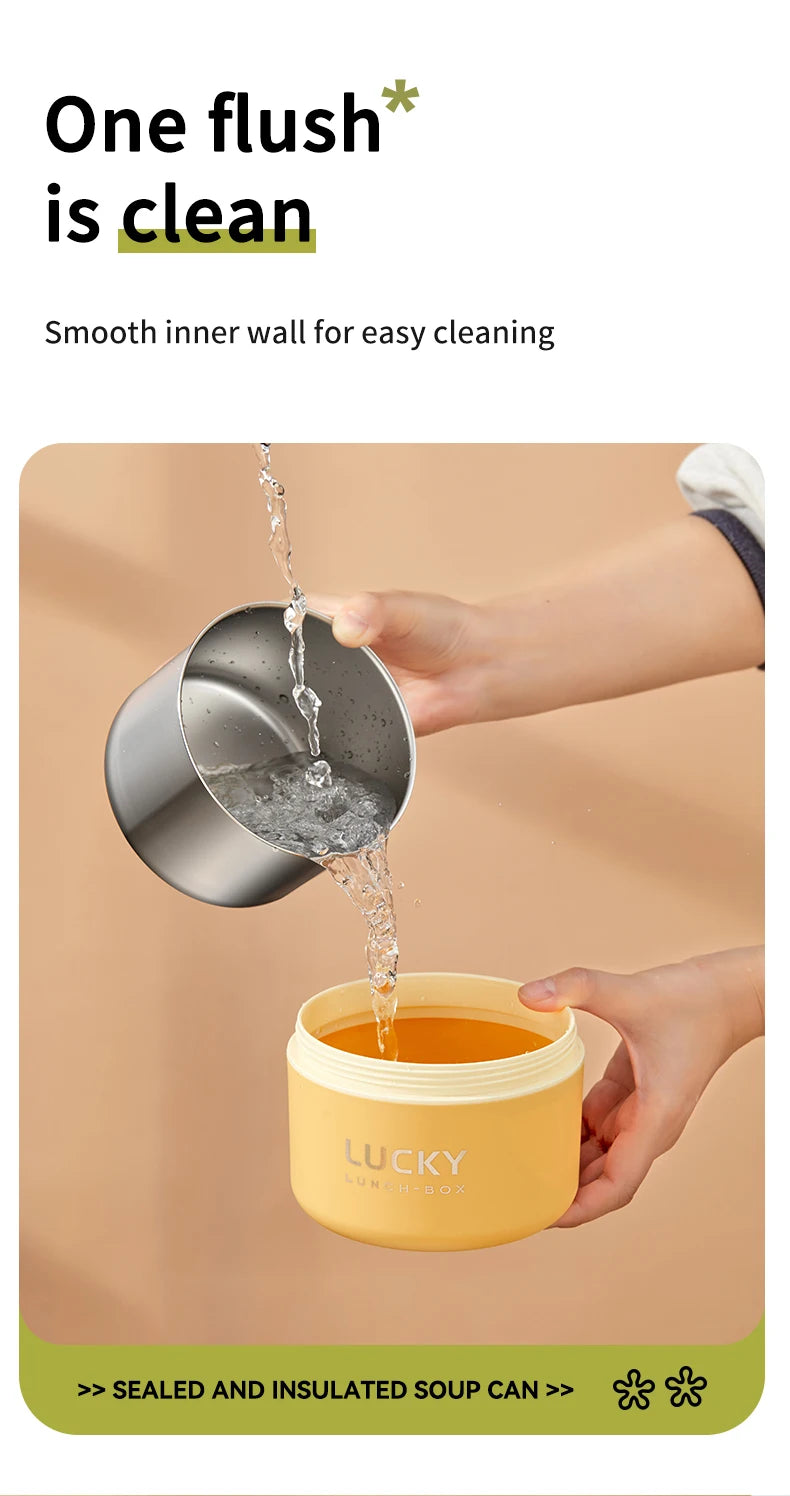 Stackable Stainless Steel Thermal Lunch Box