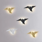 Nordic Iron Bird Shape LED Wall Lights Bedroom Stairs Bedside Fixtures – photo 3