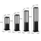 Solar Waterproof Aluminum LED Long Lawn Street Light Garden Courtyard Villa – photo 5