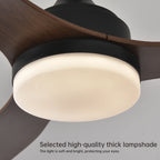 25-Inch 42-Inch 52-Inch Low Profile LED Ceiling Fan Light with Remote Control Indoor Outdoor – photo 10