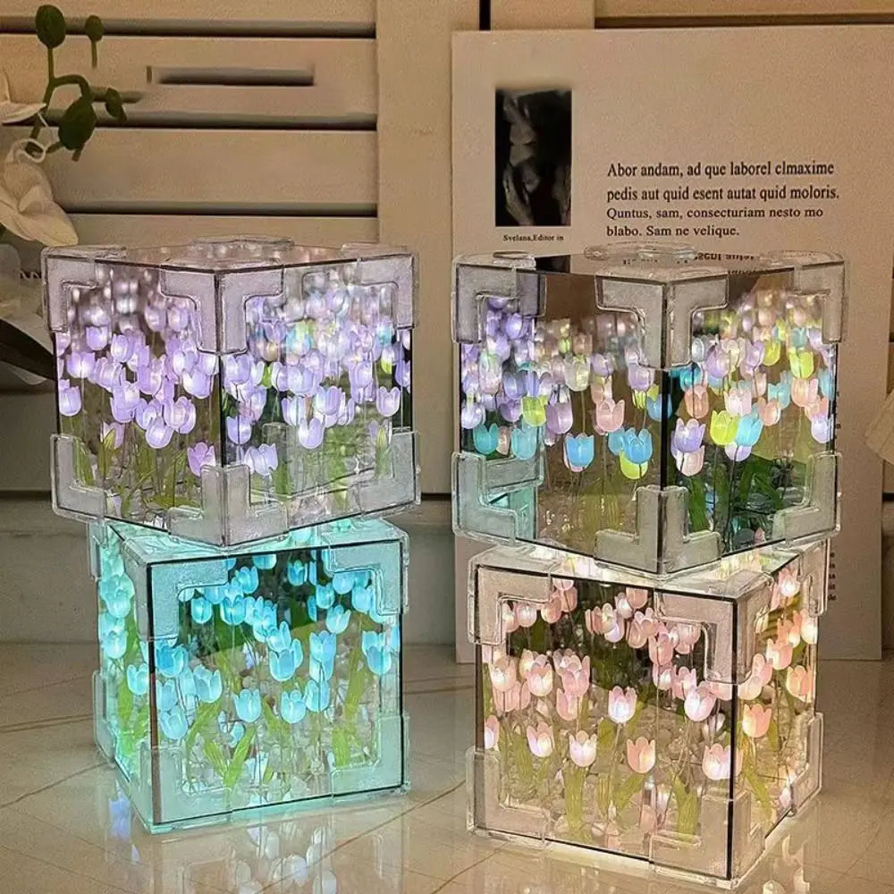 DIY Tulip Mirror 2-in-1 LED Night Light