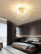 Crystal Nordic Dandelion Fireball Shape LED Ceiling Chandelier Light Living Room Bedroom – photo 5