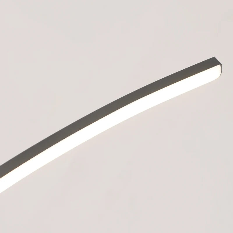 Contemporary Sleek LED Arc Adjustable Brightness Pendant Light with App Dimming – photo 6