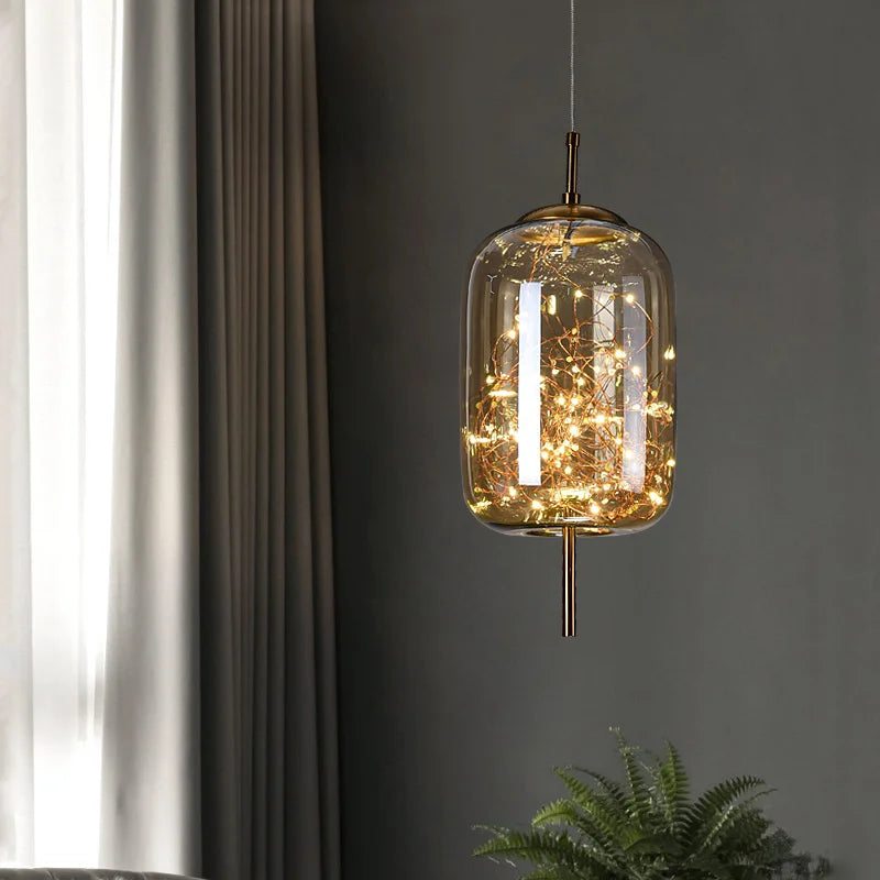 Modern LED Glass Pendant Light Chandelier Bedroom Dining Room – photo 20