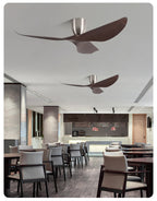 52-Inch 60-Inch Vintage Industrial DC Motor Ceiling Fan with Remote Control