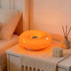 Dimmable Warm LED Donut Shape Round Night Table Lamp Bedroom Living Room – photo 4