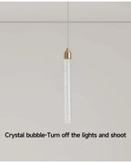 Luxury Crystal Pendant Light with Gold Fixtures 35CM Modern Hanging Lamp – photo 20