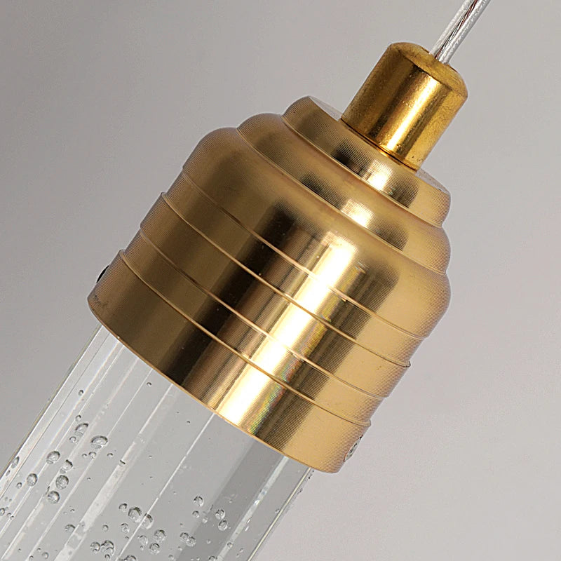 Luxury Crystal Pendant Light with Gold Fixtures 35CM Modern Hanging Lamp – photo 6