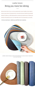 Nordic PU Leather-Look Insulated Placemat