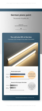 Modern Minimalist Black Gold LED Chandelier Pendant Light Stepless Dimming Remote Control – photo 11