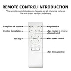 45-Inch 52-Inch Vintage Industrial Retro LED Ceiling Fan Light with Remote Control – photo 15