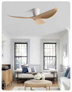52-Inch 60-Inch Vintage Industrial DC Motor Ceiling Fan with Remote Control