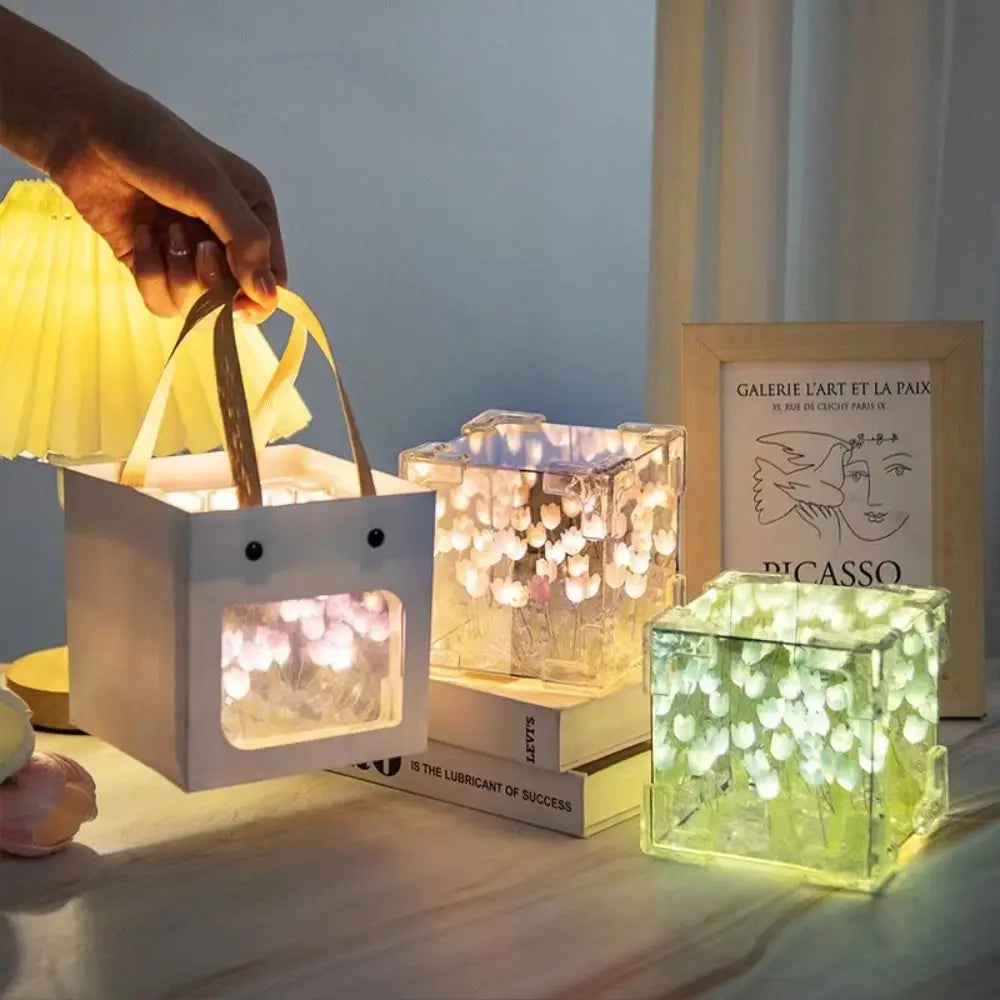 DIY Tulip Mirror 2-in-1 LED Night Light