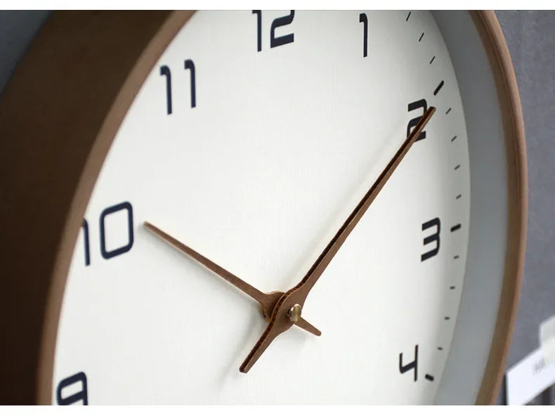 Nordic European Wooden Wall Clock