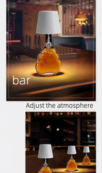 USB Rechargeable Bottle Table Lamp