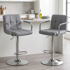 Height Adjustable Ergonomic PU Leather 360 Swivel Office Gaming Chair with Lumbar Support