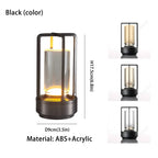 Rechargeable Dimmable Touch Acrylic LED Cordless Table Lamp Bedside Night Light – photo 4