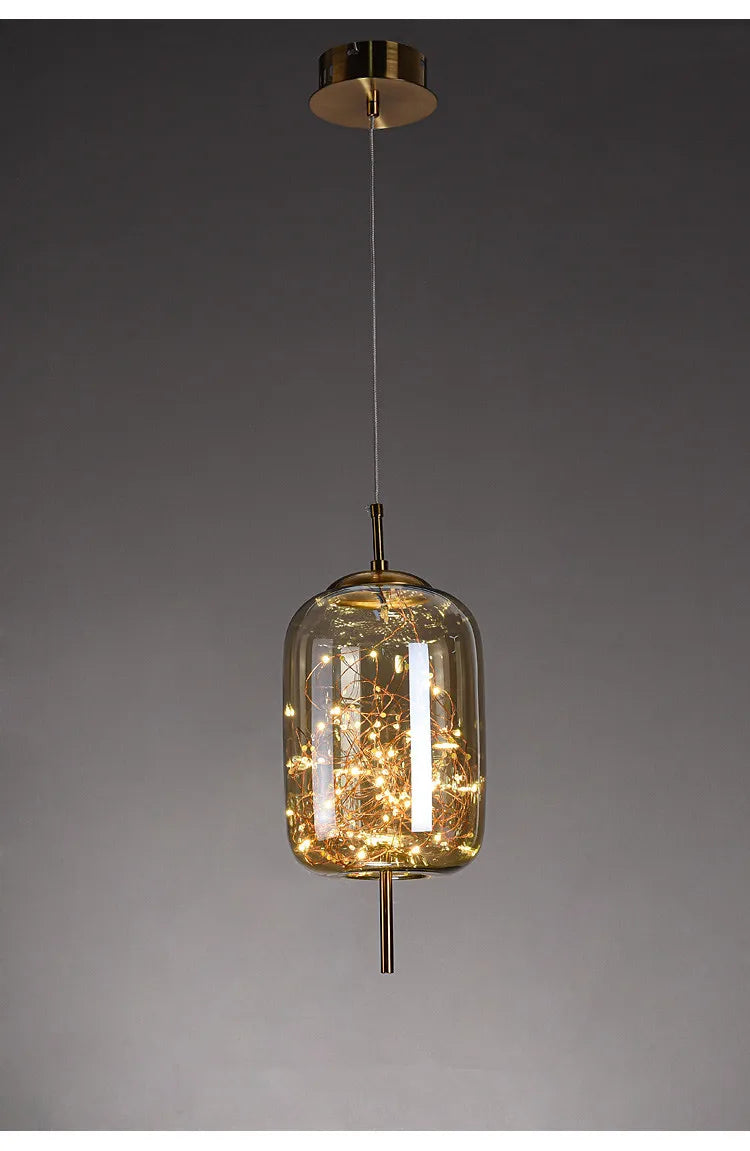 Modern LED Glass Pendant Light Chandelier Bedroom Dining Room – photo 14