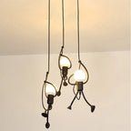 Vintage Iron Little Man LED E27 Pendant Light for Children Bedroom – photo 4
