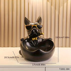 Bulldog Sunglasses Storage Statue and Organizer