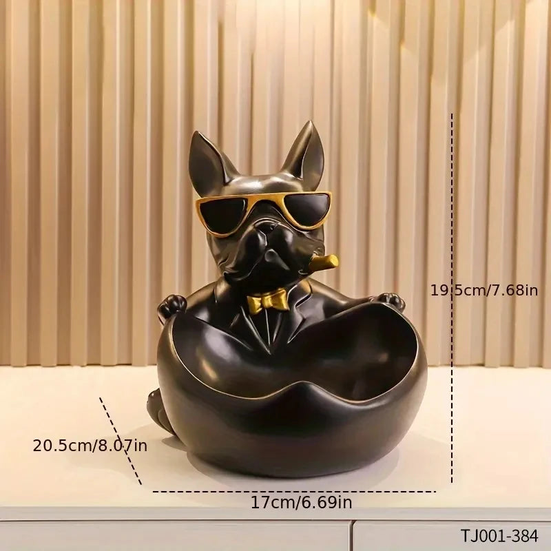 Bulldog Sunglasses Storage Statue and Organizer