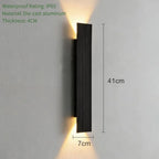 IP65 Waterproof Rectangular Modern Outdoor Wall Light for Courtyards Patios Balconies – photo 9