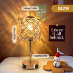 USB Charging AC Outlet Gold Crystal Diamond Grid Metal Bedside Nightstand Table Lamp – photo 5