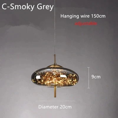Modern LED Glass Pendant Light Chandelier Bedroom Dining Room – photo 28