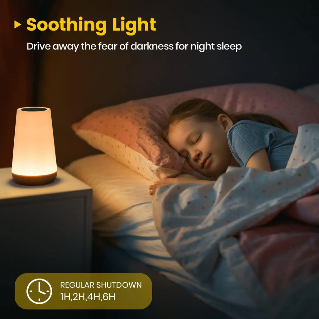 13-Color Rechargeable RGB Bedside Lamp