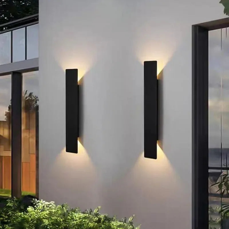 IP65 Waterproof Rectangular Modern Outdoor Wall Light for Courtyards Patios Balconies – photo 5