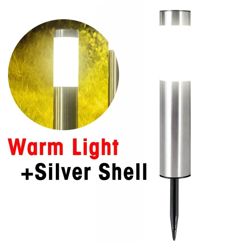 Solar Stainless Steel Waterproof IP65 LED Garden Post Path Light Outdoor – photo 9