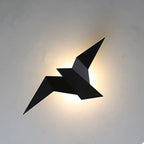 Nordic Iron Bird Shape LED Wall Lights Bedroom Stairs Bedside Fixtures – photo 5