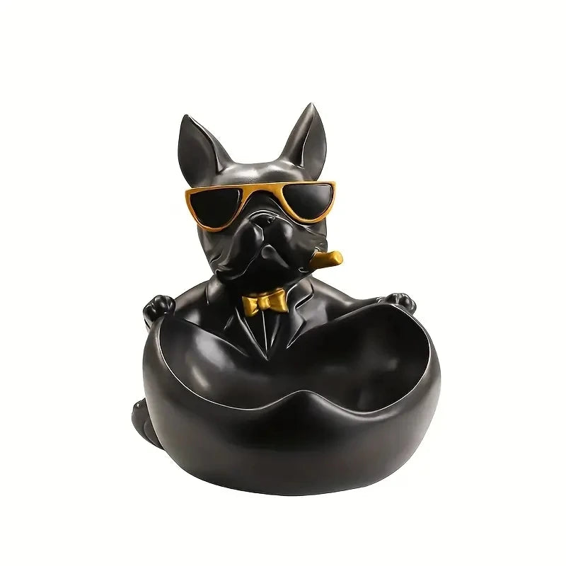 Bulldog Sunglasses Storage Statue and Organizer