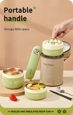 Stackable Stainless Steel Thermal Lunch Box